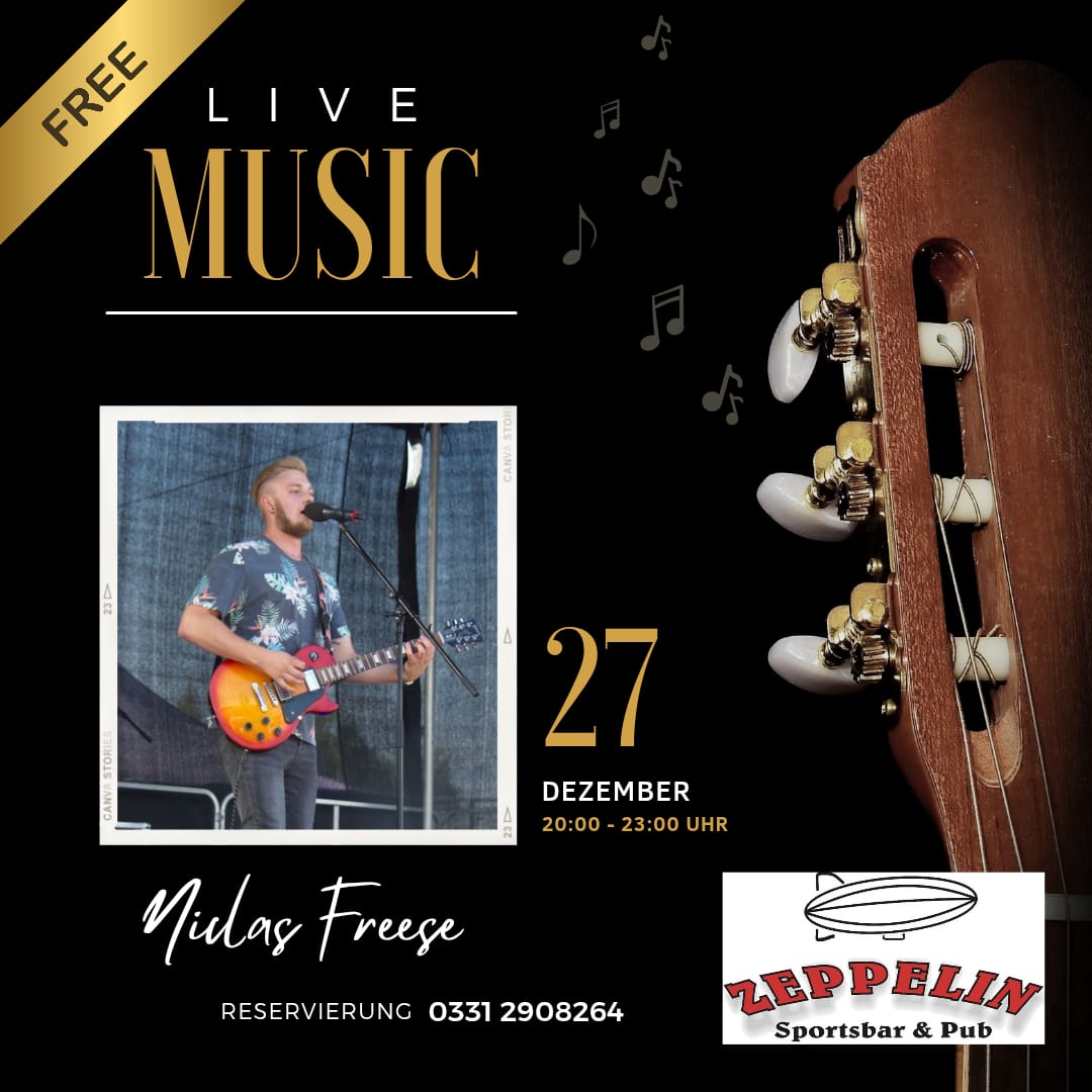 Niclas Freese Live Musik Potsdam Konzert