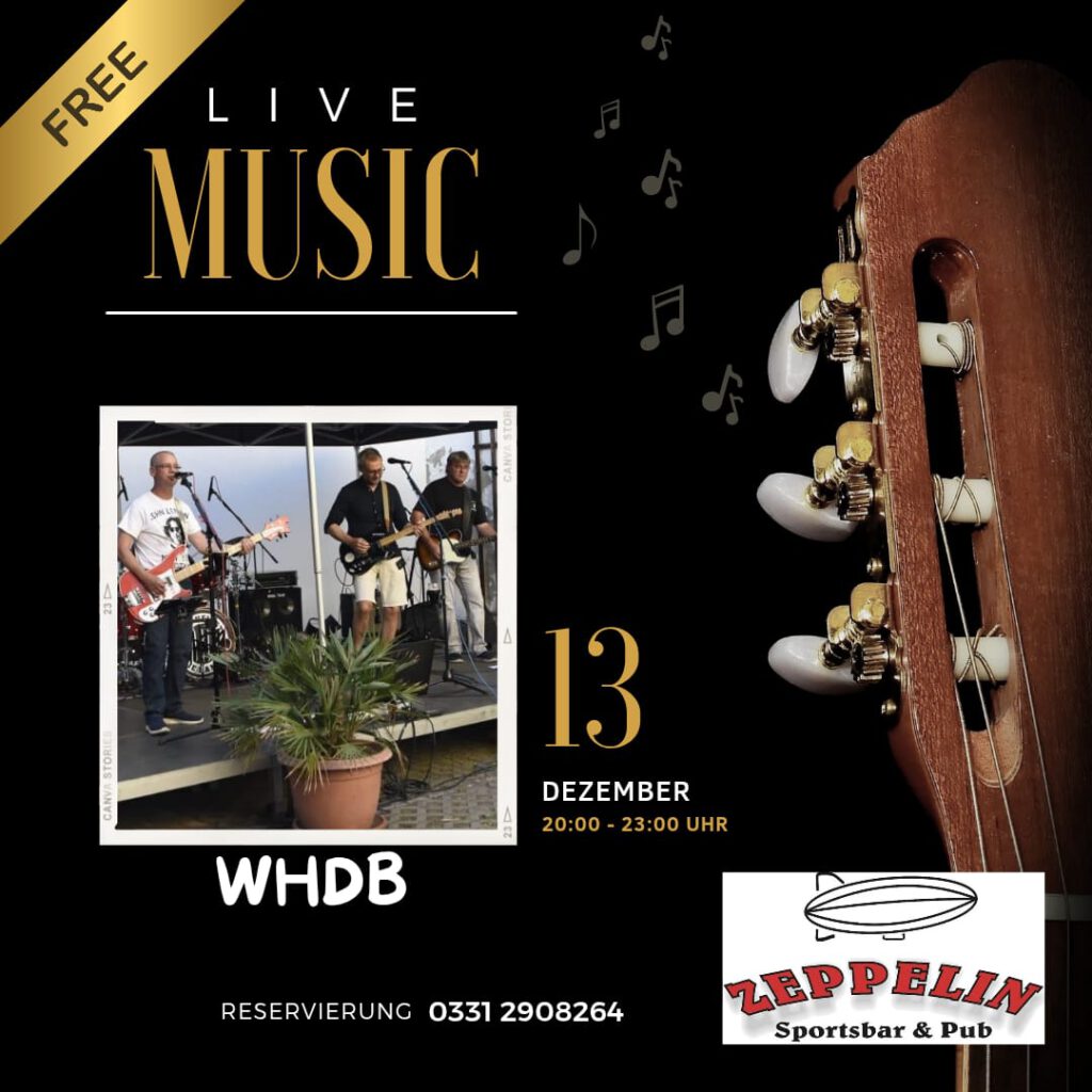 Live-Band WHDB Britpop Konzert Potsdam